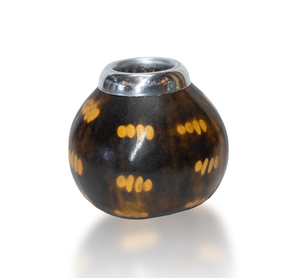 Mate Becher Kalebasse, geflammt